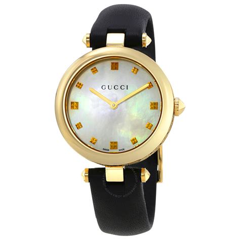 gucci ya141404|Gucci Diamantissima Mother of Pearl Dial Ladies .